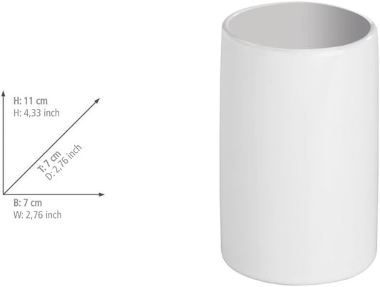 CERAMIC TUMBLER "POLARIS" WHITE