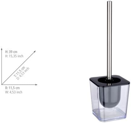 TOILET BRUSH "CANDY" TRANSPARENT