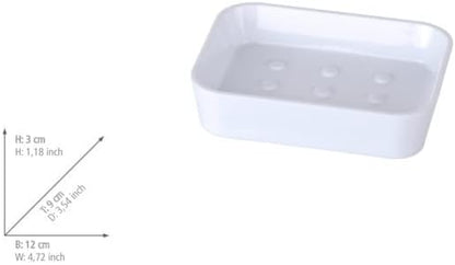 SOAP DISH CANDY WHITE