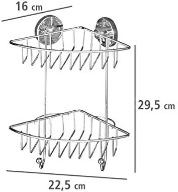 VACUUM LOC 2-TIER CORNER RACK BARI
