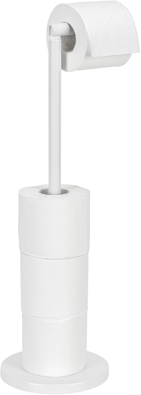 STAND TOILET PAPER HOLDER WHITE MATT