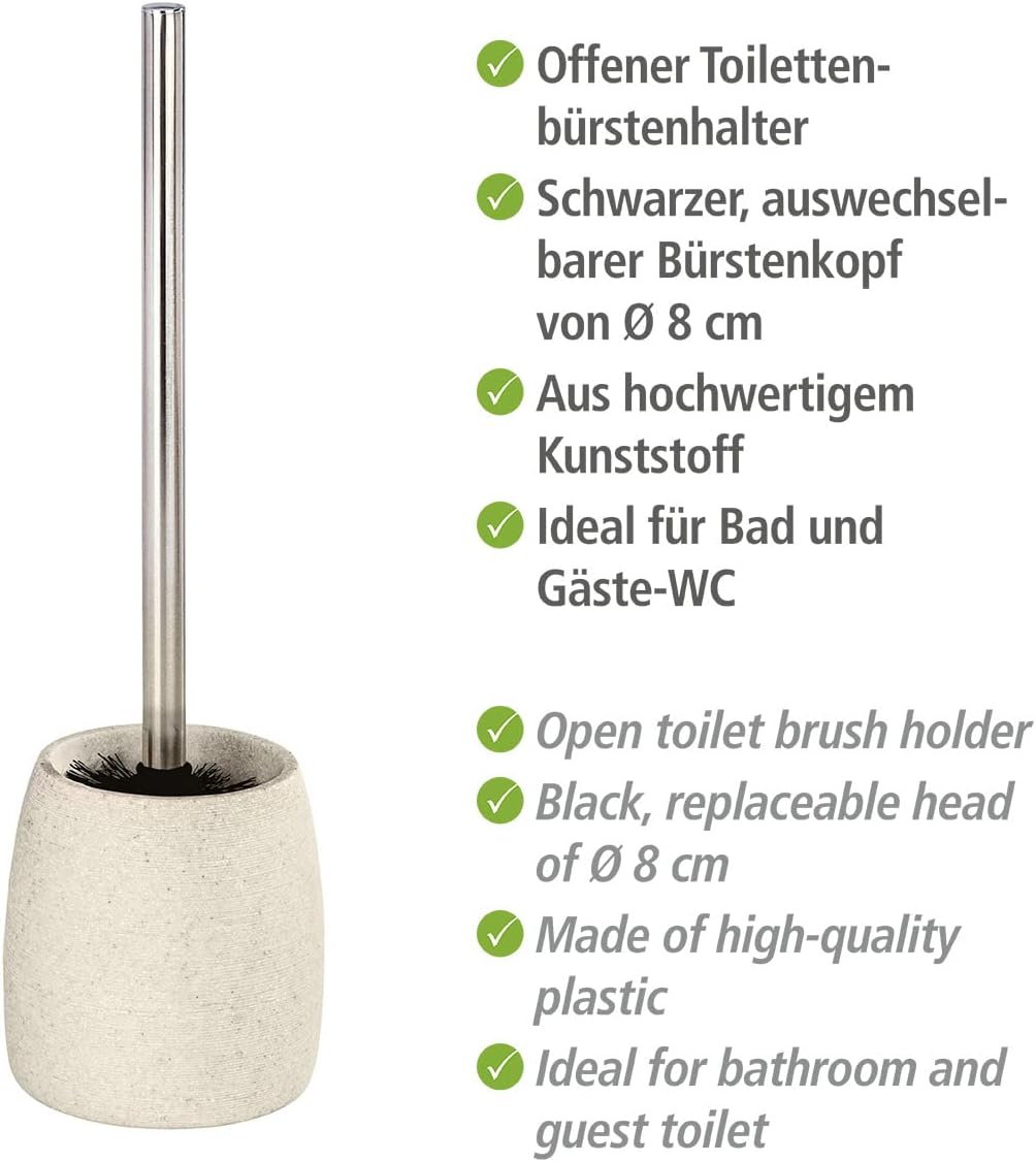 TOILET BRUSH "GOA" BEIGE