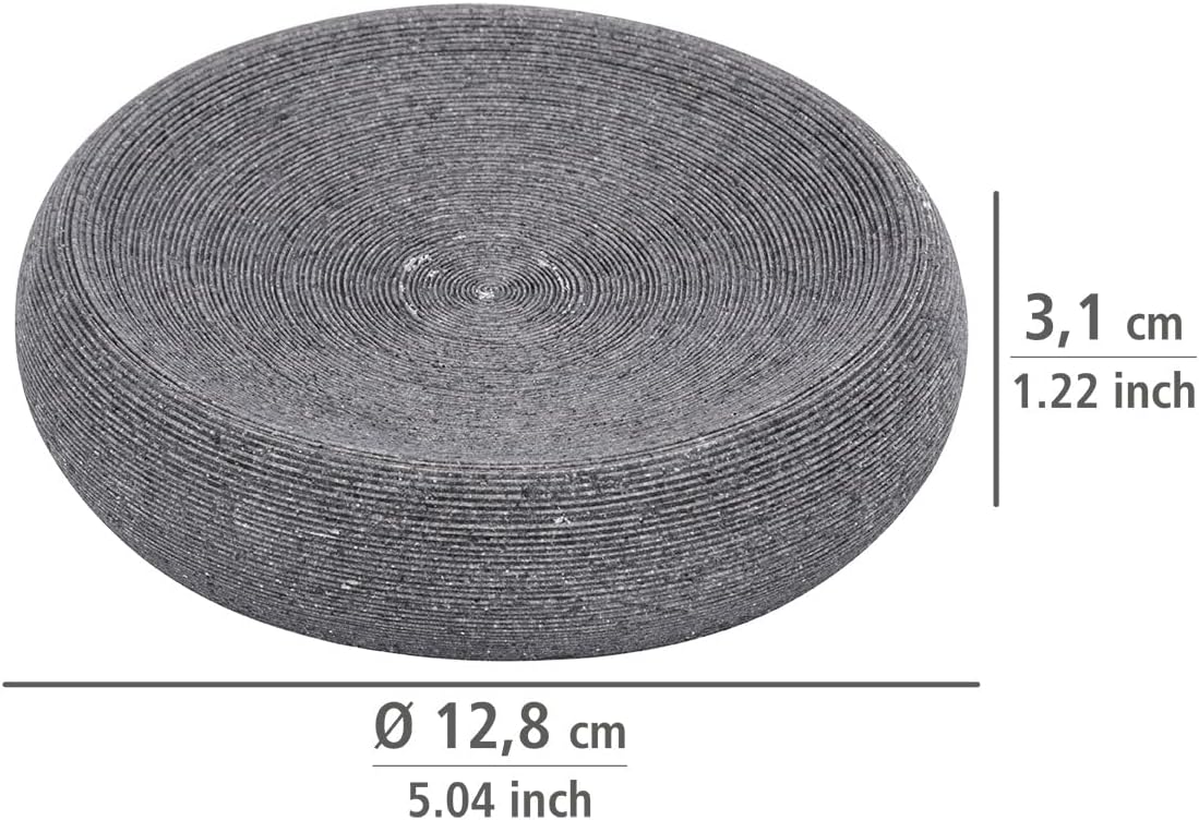 SOAP DISH "GOA" GREY