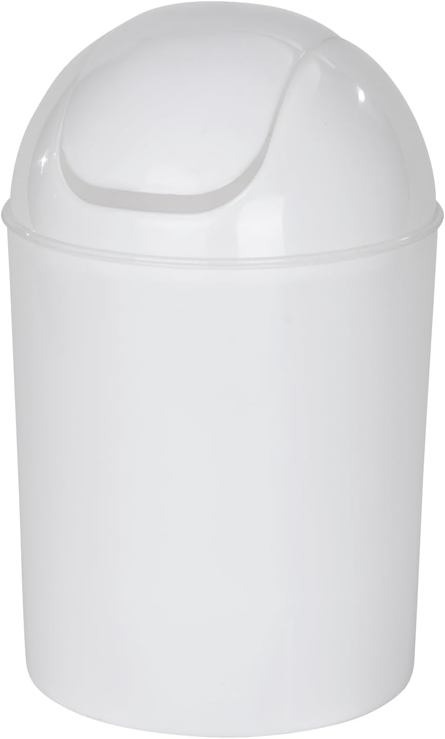 SWING COVER BIN "ECONOMIC" WHITE