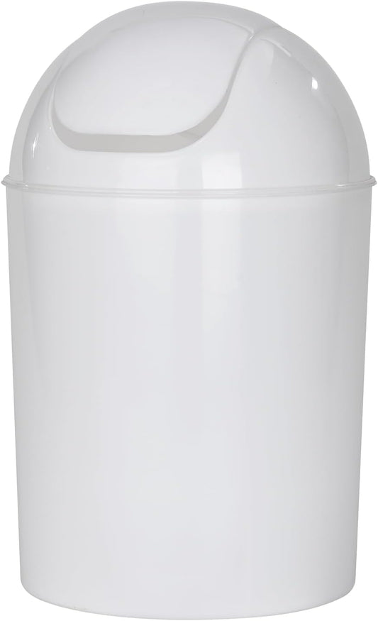 SWING COVER BIN "ECONOMIC" WHITE