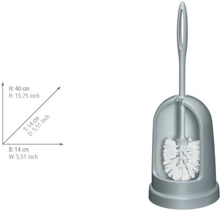 TOILET BRUSH STANDARD GREY