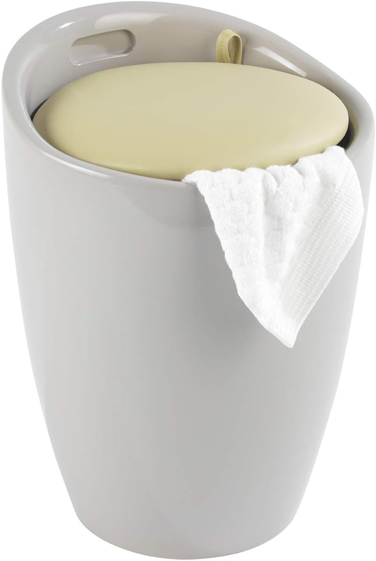 BATH STOOL "CANDY" TAUPE