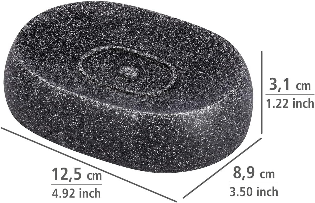 SOAP DISH "PURO" ANTHRACITE