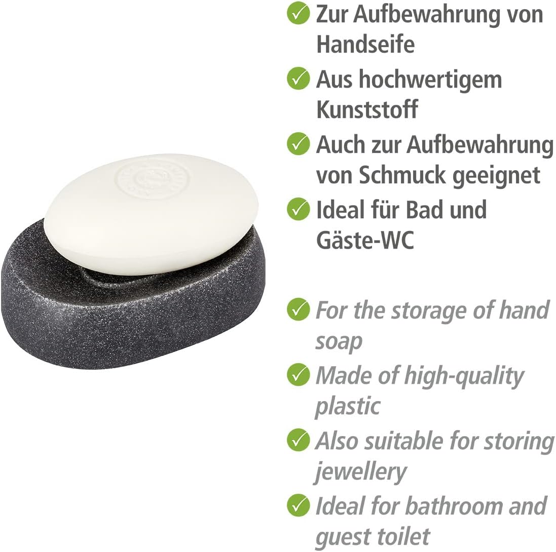 SOAP DISH "PURO" ANTHRACITE