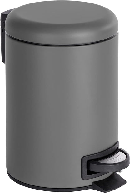 PEDAL BIN LEMAN 3LT. GREY