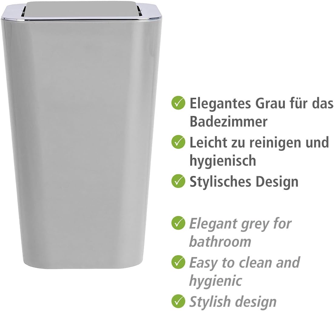 SWING COVER BIN CANDY GREY