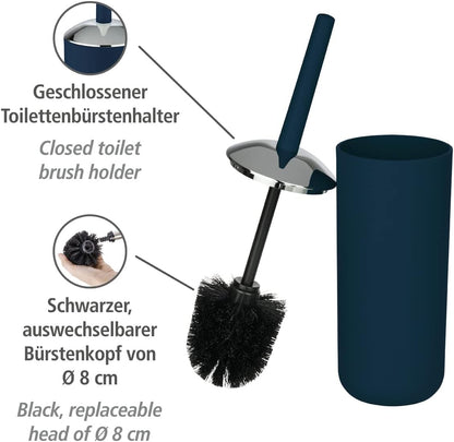 TOILET BRUSH "BRASIL" DARK BLUE