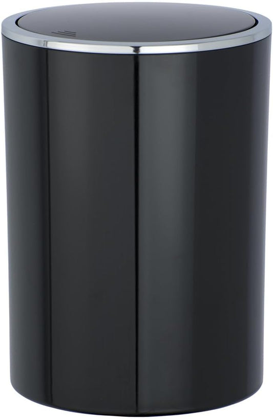 SWING COVER BIN "INCA" 5L BLACK