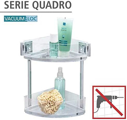 VACUUM LOC QUADRO 2-TIER CORNER RACK