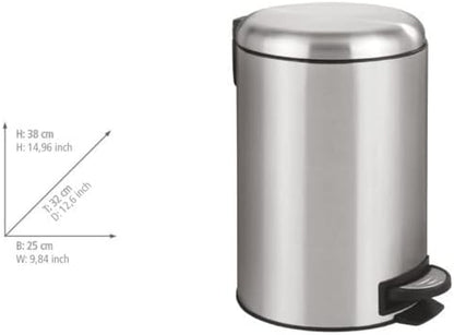 PEDAL BIN LEMAN 12LT. S.S.