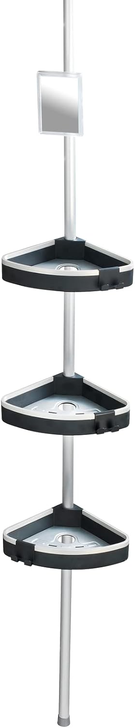 TELESCOPIC CORNER SHELF "WAVE"
