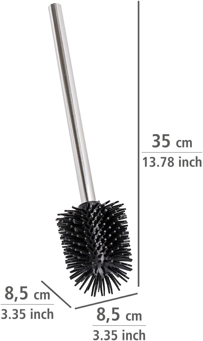 HANDLE S/S SILICONE BRUSH HEAD 85 BLACK