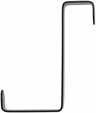 SET*4 DOOR HOOKS BLACK MATT