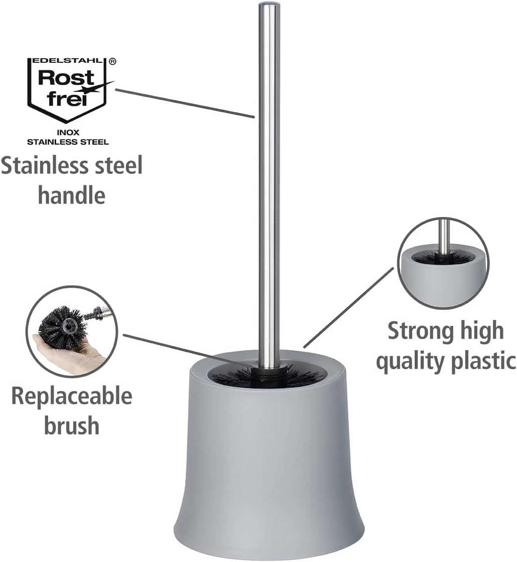 TOILET BRUSH "BASIC" GREY