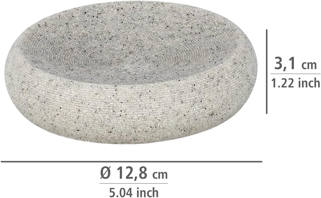 SOAP DISH GOA LT.GREY