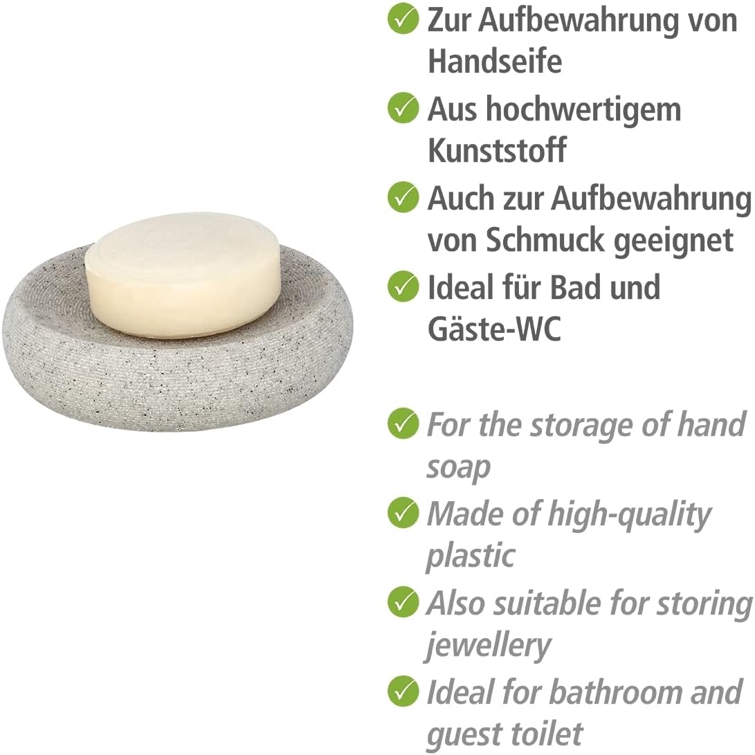 SOAP DISH GOA LT.GREY