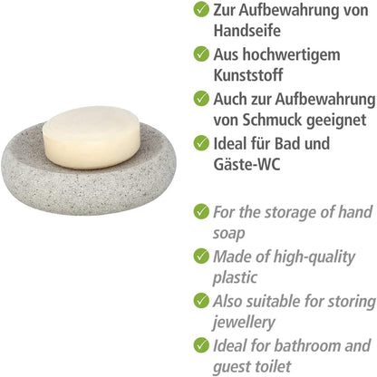 SOAP DISH GOA LT.GREY