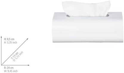 COSMETIC TISSUE BOX "ORIA" WHITE