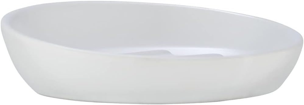 CERAMIC SOAP DISH MOD. BADI WHITE
