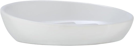 CERAMIC SOAP DISH MOD. BADI WHITE