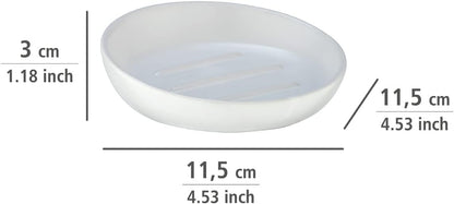 CERAMIC SOAP DISH MOD. BADI WHITE
