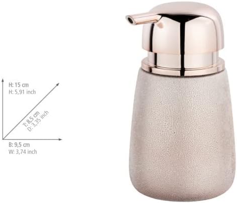 CERAMIC SOAP DISPENSER "GLIMMA" ROSE'