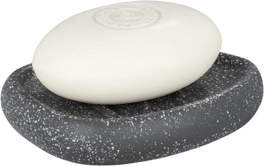 CERAMIC SOAP DISH "PION" GREY