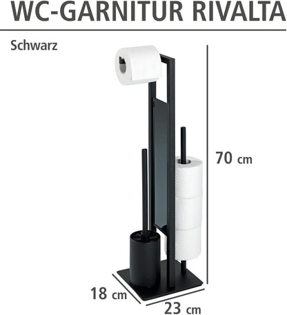 TOILET BRUSH "RIVALTA" BLACK