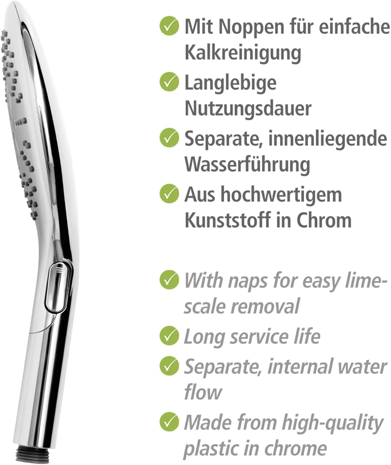 BASIC LINE SHOWER HEAD D.150-3 CHROMED