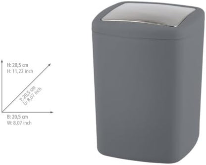 SWING COVER BIN "BARCELONA" L ANTHRACITE