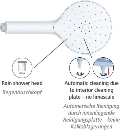 AUTOMATIC CLEANING SHOWER HEAD D.120 WH