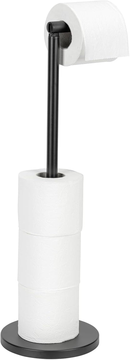 FREESTAND TOILET ROLL HOLDER BLACK MATT
