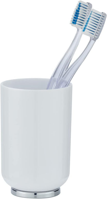 TUMBLER "POSA" WHITE/CHROME