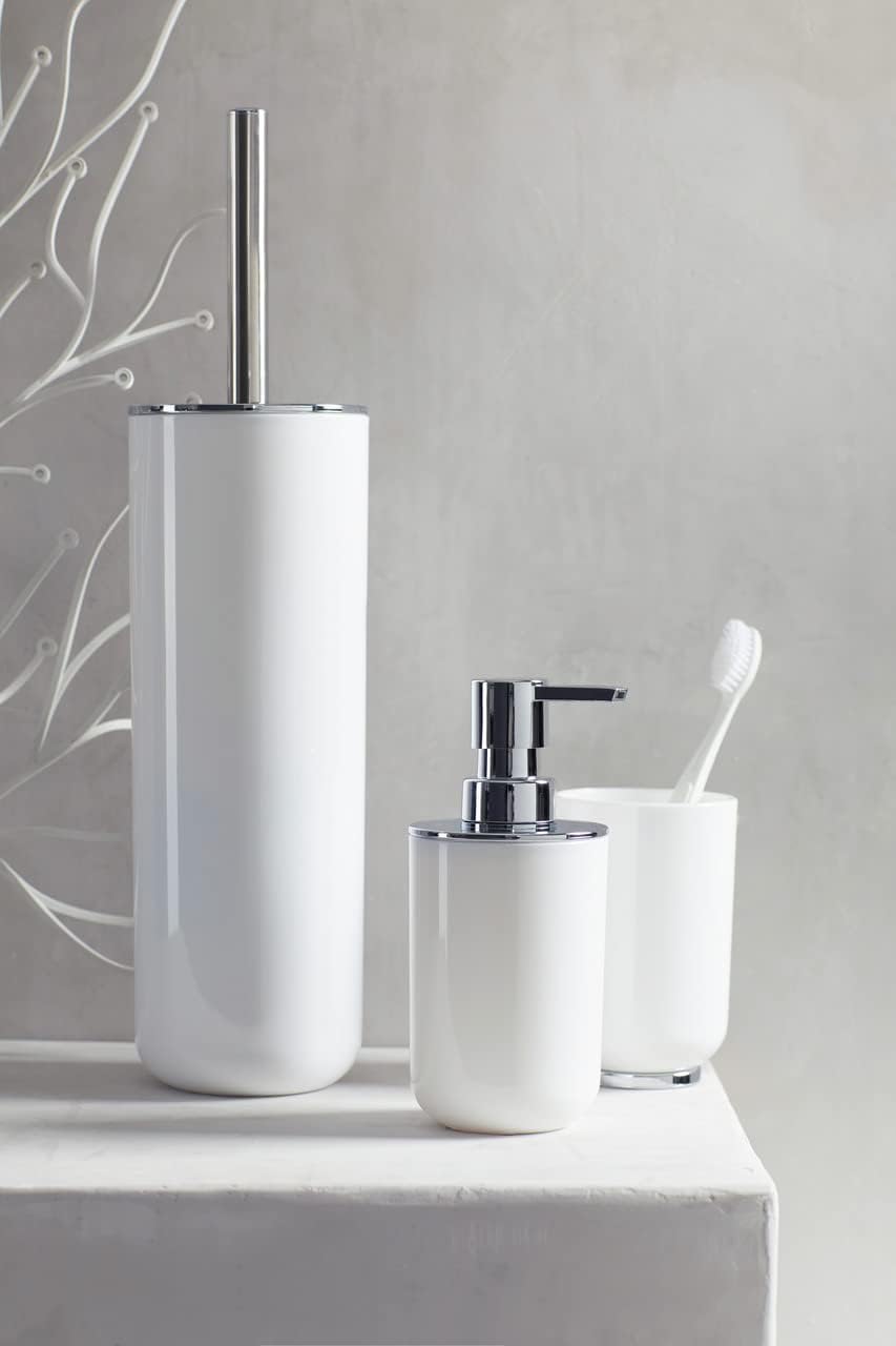 SOAP DISPENSER "POSA" WHITE/CHROME