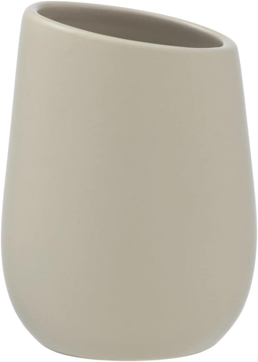 CERAMIC TUMBLER MOD. "BADI" BEIGE