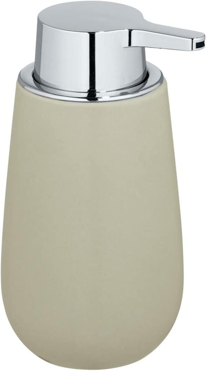 CERAMIC SOAP DISPENSER MOD. "BADI" BEIGE