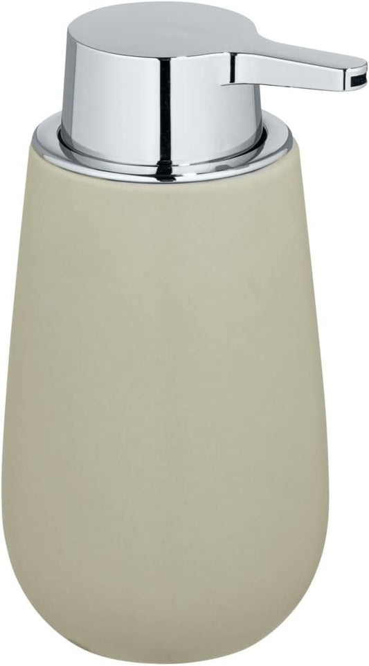 CERAMIC SOAP DISPENSER MOD. "BADI" BEIGE