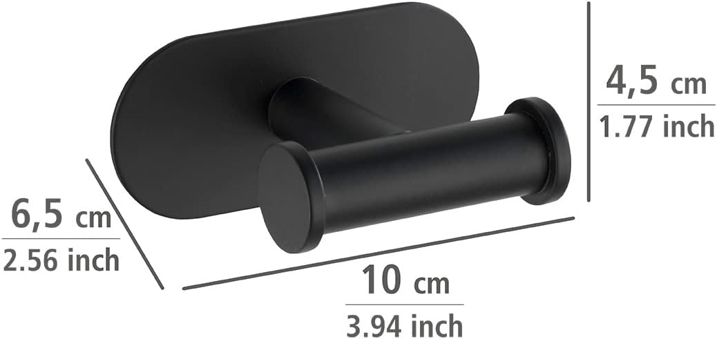 TURBO-LOC WALL HOOK DUO"OREA" BLACK MATT