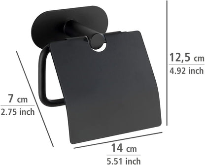 TURBO-LOC PAPER HOLDER W/COV OREA BLACK
