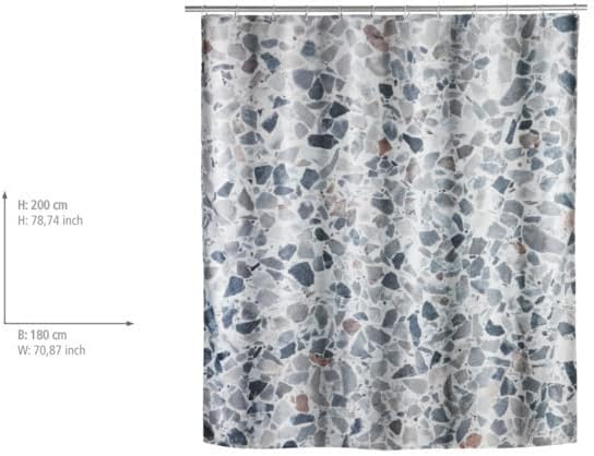 SHOWER CURTAIN 180*200 "TERRAZZO"