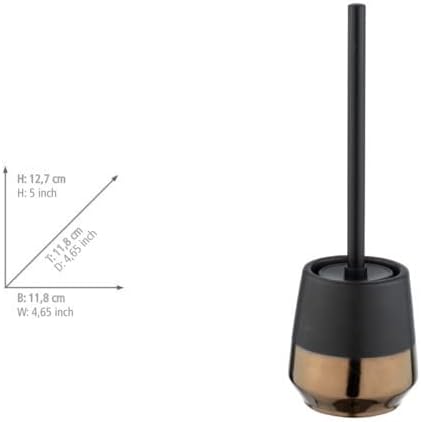 CERAMIC TOILET BRUSH "BRANDOL" BLACK