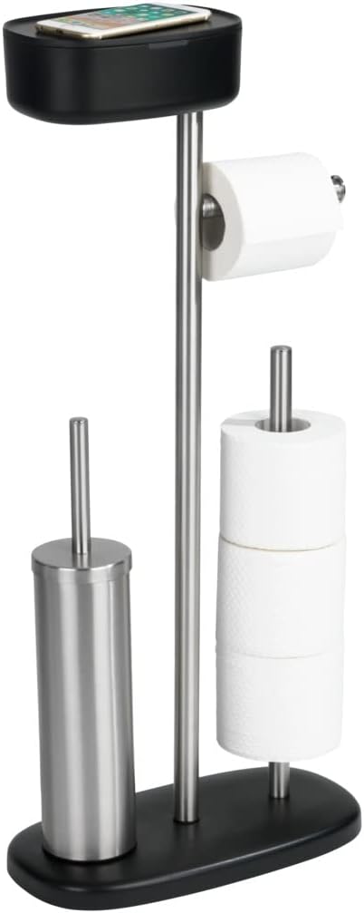 FREESTAND TOILET BRUSH W/BOX "RIVAZZA"BK