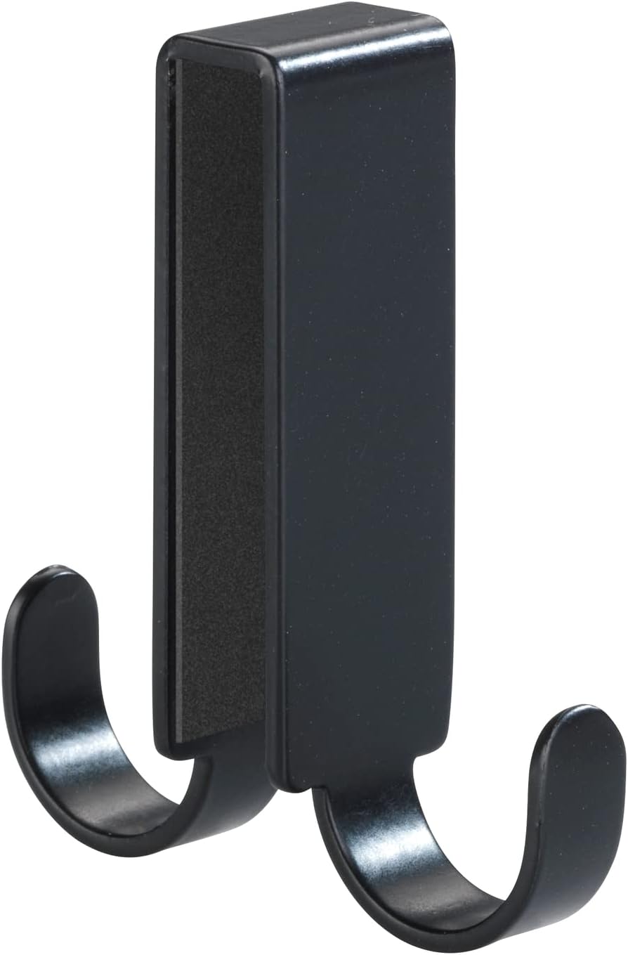DOUBLE SHOWER HOOK "VIESTE" BLACK MATT
