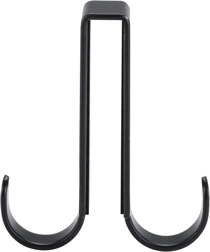 DOUBLE SHOWER HOOK "VIESTE" BLACK MATT