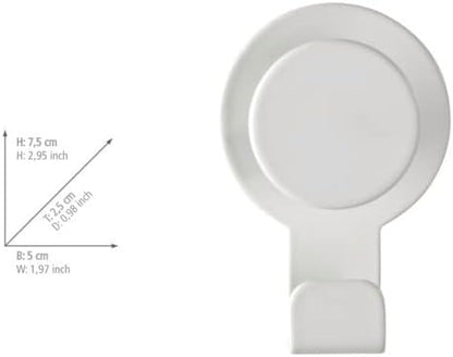 WALL HOOK BLANDAS STAINLESS WHITE MATT
